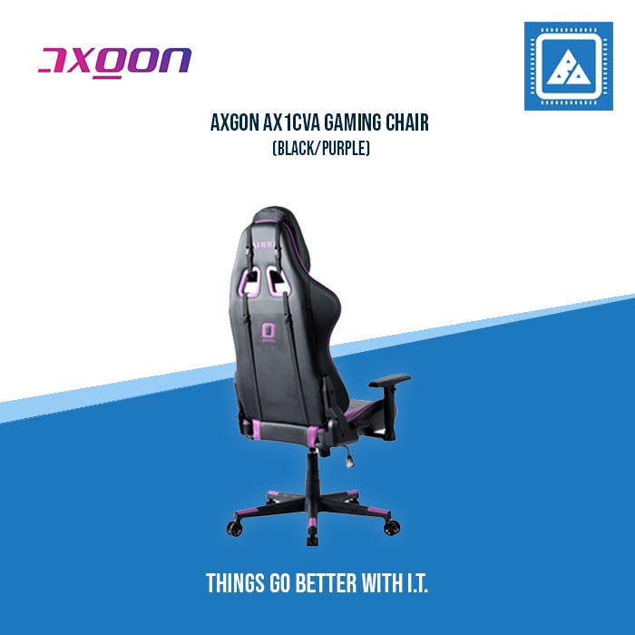 AXGON AX1CVA GAMING CHAIR (BLACK/PURPLE) AXGON AX1CVA GAMING CHAIR (BLACK/PURPLE)